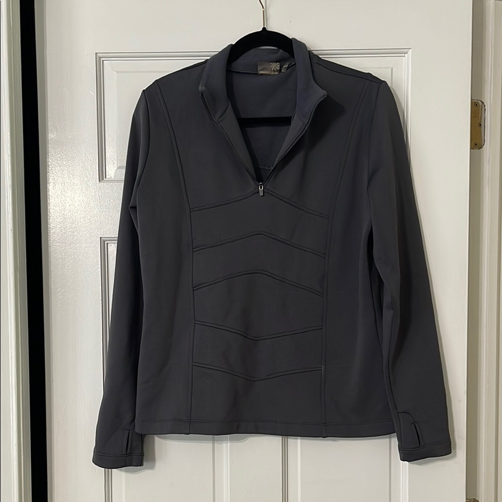 Athleta Gray Professional Jacket Modern Tailoring
